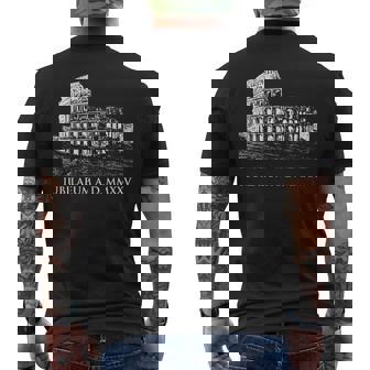 Impresión Jubileo 2025 Colección Iubilaeum Coliseo Camiseta Hombre Estampado Espalda - Regaloses