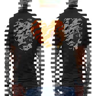 Imprimé Animal En Forme De Cœur Turquie Thanksgiving Day Automne T-shirt imprimé au dos - Cadeauxyz