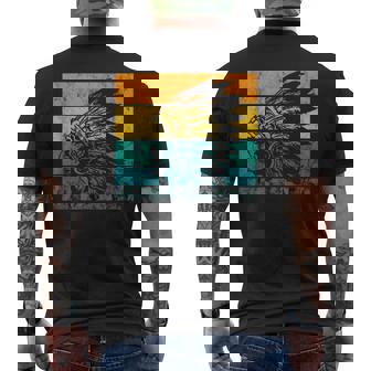 India Jefeintage Retro Nativo Americano Nativo India Camiseta Hombre Estampado Espalda - Regaloses