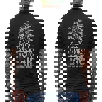 Indien Pride It's All Indian Land Coiffe Indienne T-shirt imprimé au dos - Cadeauxyz