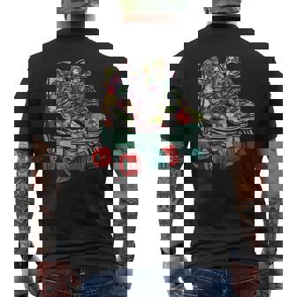 Inline-Skates Rollerskating 70s 80s Roller Nordic Blading Men's Back Print T-Shirt - Monsterry