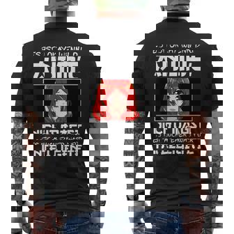 Inscription Humoristique En Allemand Manga Anime Ist Was Für Intelligente Otaku T-shirt imprimé au dos - Cadeauxyz