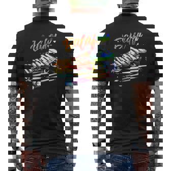 Instrument De Musique Ouest-Africain Coloré Balafon T-shirt imprimé au dos - Cadeauxyz
