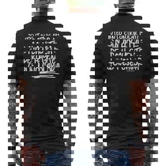 Intento Controlar Mi Mala Hostia Pero La Gente No Colabora Camiseta Hombre Estampado Espalda - Regaloses