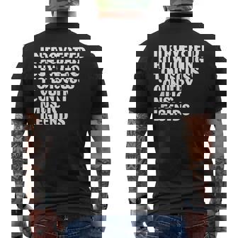 Introverted But Willing To Discuss Country Music Legends Men's Back Print T-Shirt - Monsterry