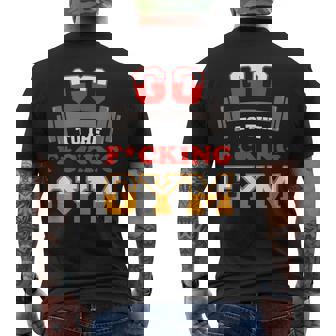Ir A La Jodida Gimnasio Amante Del Gimnasio Y Músculos Duros Camiseta Hombre Estampado Espalda - Regaloses