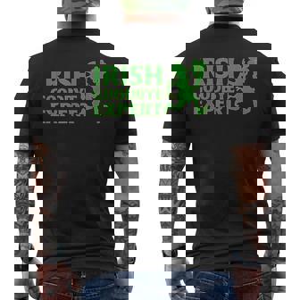Irish Goodbye Expert St Patrick's Day Irish Ireland Men's T-shirt Back Print - Seseable