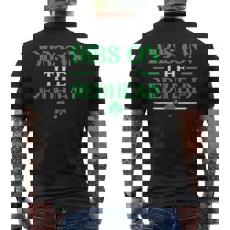 Irish St Patrick's Day Dibs On The Redhead Men's T-shirt Back Print - Seseable