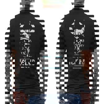 Islandiaiking Reikiavik Islandia Amante Islandiaacaciones Camiseta Hombre Estampado Espalda - Regaloses