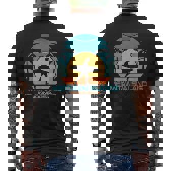 Islas Mentawai Surf Playa Retro Surfacaciones Deerano Camiseta Hombre Estampado Espalda - Regaloses