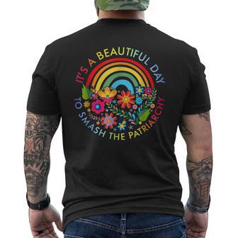 It_S A Beautiful Day To Smash The Patriarchy Men's T-shirt Back Print - Thegiftio UK
