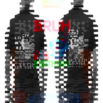 It's My 10Th Birthday 10 Years Old Gorilla Video Game Men's T-shirt Back Print - Monsterry