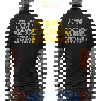 It's My Fucking Birthday Camiseta Hombre Estampado Espalda - Regaloses