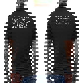 If It’s Just A Symbol Then To Hell With It Men's Back Print T-Shirt - Monsterry