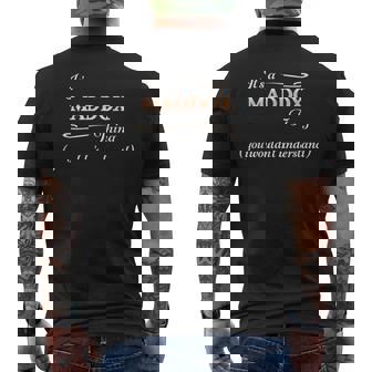 It's a MADDOX Thing You Wouldn't Understand Name Men's Back Print T-Shirt - Monsterry
