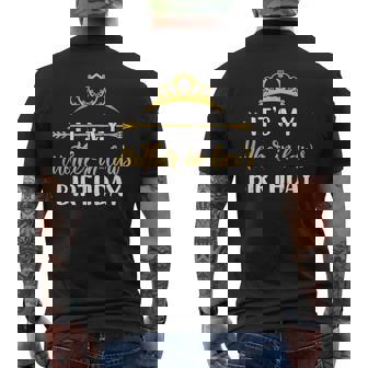 It's My Mother-In-Law's Birthday Party Idea For Her Men's T-shirt Back Print - Seseable