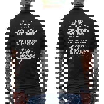 It's Not Cat Hair It's Burmese Glitter Cat Men's Back Print T-Shirt - Monsterry