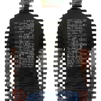 It's A Peterson Thing Peterson Name Men's T-shirt Back Print | Mazezy