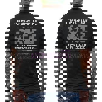 I'Ve Got An Ace Up My Sleeve Panromantic Asexual Pride Men's Back Print T-Shirt - Monsterry
