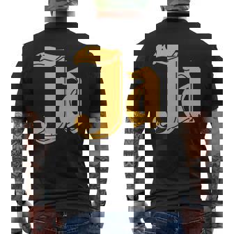 Ja Oktoberfest Vintage German Bavarian Yes Men's T-shirt Back Print - Thegiftio UK