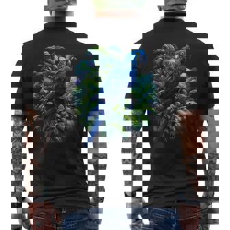 Jacinto Guacamayo Amante Del Loro Selva Propietario De Aves De La Selva Camiseta Hombre Estampado Espalda - Regaloses