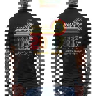 Jahrgang Limited Auflege 18 Geburtstag Mann Frau T-Shirt mit Rückendruck - Geschenkecke