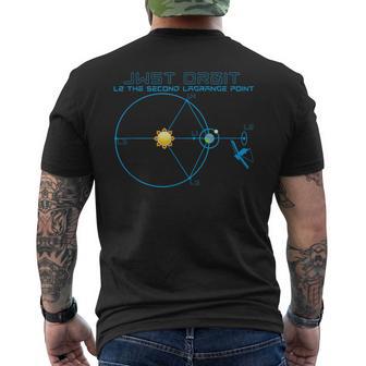 James Webb Space Telescope Jwst Chemical L2 Point Track T-Shirt mit Rückendruck - Geschenkecke