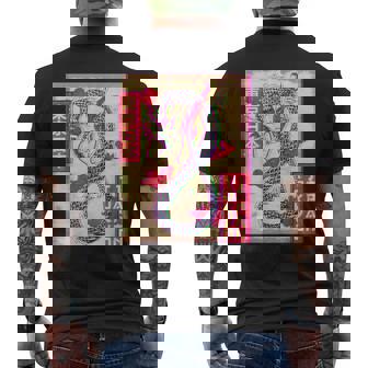 Japanese Dragonaporwave Aesthetic T-shirt imprimé au dos - Cadeauxyz