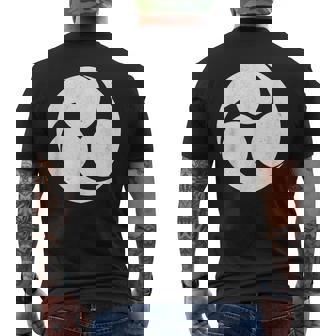 Japanese Samurai War Emblem Kamon Bushido T-Shirt Men's Back Print T-Shirt - Monsterry