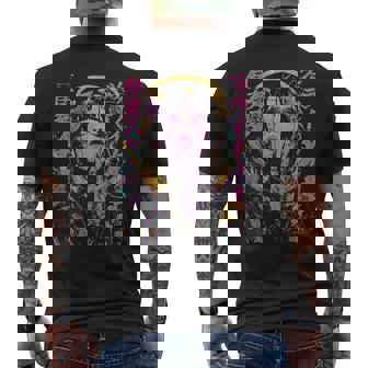 Japanese Streetwear Cyberpunk Angel Y2k Techwear Manga Anime Men's T-shirt Back Print - Thegiftio