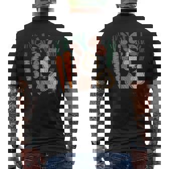 Jardinage De Légumes-Racines Potager Potager Jardinier T-shirt imprimé au dos - Cadeauxyz