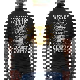 Je M'en Fous Je Suis Une Chouette Chouette Mignonne T-shirt imprimé au dos - Cadeauxyz