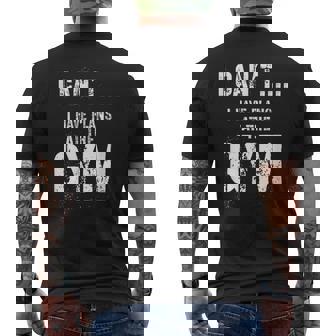 Je Ne Peux Pas J'ai Des Plans À La Salle De Sport T-shirt imprimé au dos - Cadeauxyz