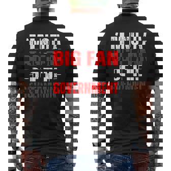 Je Ne Suis Pas Un Grand Fan Du Mème Ironique Drôle Du Gouvernement T-shirt imprimé au dos - Cadeauxyz