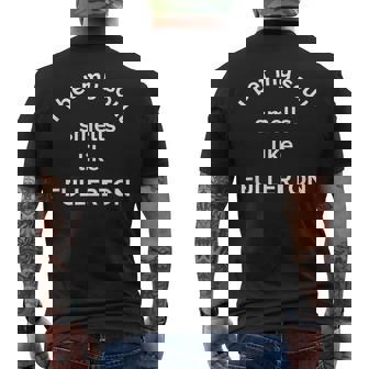 Je Parie Que Mon Âme Sent Laille Natale De Fullerton En Californie T-shirt imprimé au dos - Cadeauxyz