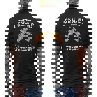 Je Peux Pas J'ai Tronçonneuse Bûcheron T-shirt imprimé au dos - Cadeauxyz
