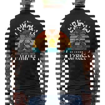 Je Peux Pas J'ai Ukulélé Rétro Humour Musicien Musique T-shirt imprimé au dos - Cadeauxyz