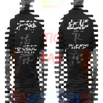 Je Suis Tic Je Cherche Tac Déguisement Tic Et Tac Duo T-shirt imprimé au dos - Cadeauxyz