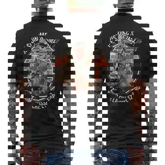 Je Suis Un Mec Simple J’Aime La Chasse Et L’Apéro Humour T-shirt imprimé au dos - Cadeauxyz