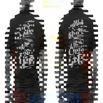 Je Suis Un Mec Simple Pêche Apéro Humoristique T-shirt imprimé au dos - Cadeauxyz
