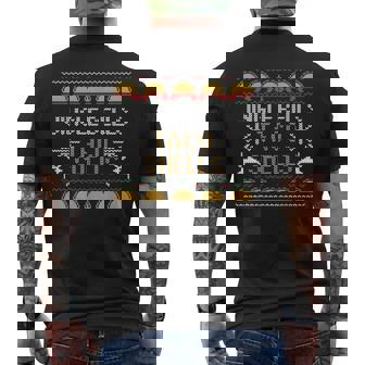 Jingle Bells Taco Shells Christmas Decor Festive Mexican Men's Back Print T-Shirt - Monsterry