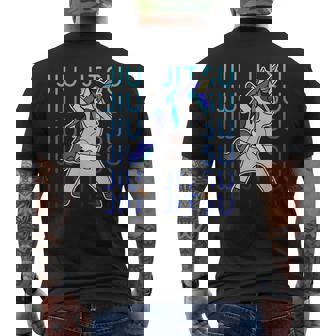 Jiu Jitsu Dabbing Unicornio Para Niñas Bjj Camiseta Hombre Estampado Espalda - Regaloses