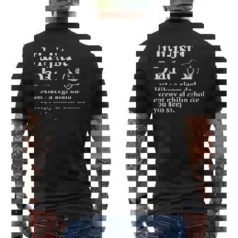 Jiu Jitsu Dad Bjj Definition Men's T-shirt Back Print - Seseable