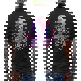 Jolie Pieuvreiolette Aux Gros Yeux T-shirt imprimé au dos - Cadeauxyz