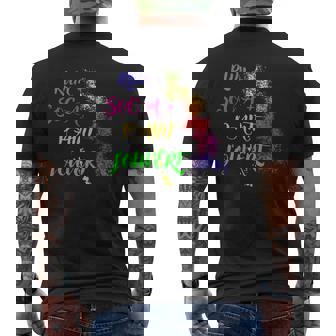 Jouvert Garb Trinidad Carnival Rum Soca Painting Men's Back Print T-Shirt - Thegiftio