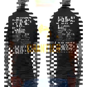J'peux Pas J'ai Chantier Humour Constructeur Cadeau Chantier T-shirt imprimé au dos - Cadeauxyz