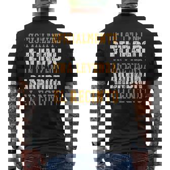 Jubilación Oficialmente Retirado Jubilado Camiseta Hombre Estampado Espalda - Regaloses