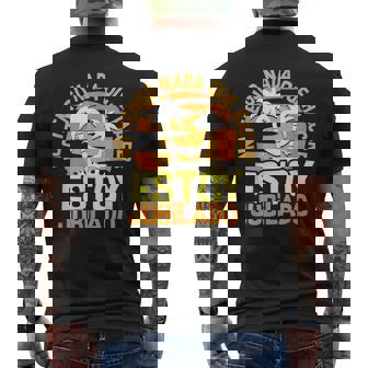 Jubilado Abuelo Pensión Puesta Del Sol Retiro Jubilación Camiseta Hombre Estampado Espalda - Regaloses