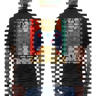 Juegos De Tryhard Gamer Retro Gaming For Life Camiseta Hombre Estampado Espalda - Regaloses