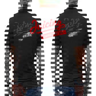 Juicing Changed My Life Healthy Lifestyle Detox And Diet Men's Back Print T-Shirt - Monsterry